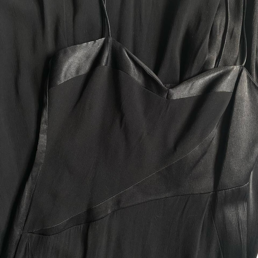 Nicole Miller sleek black formal gown - Picture 2 of 8